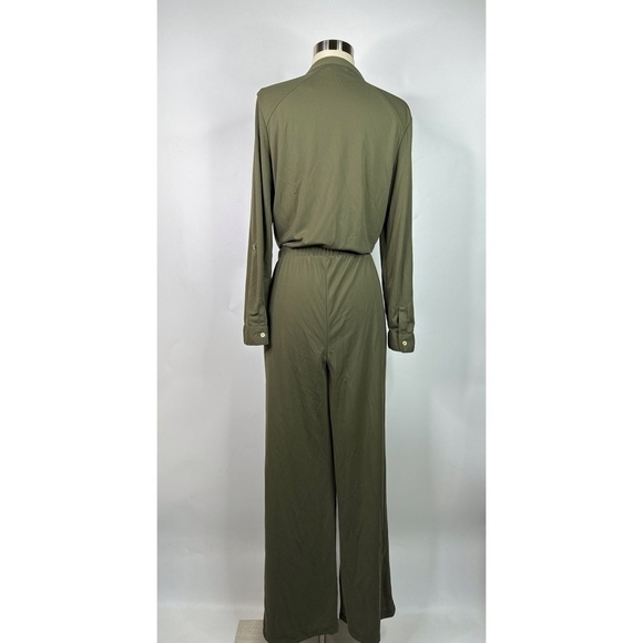 Chicos Ruffled Utility Jumpsuit - Picture 3 of 15
